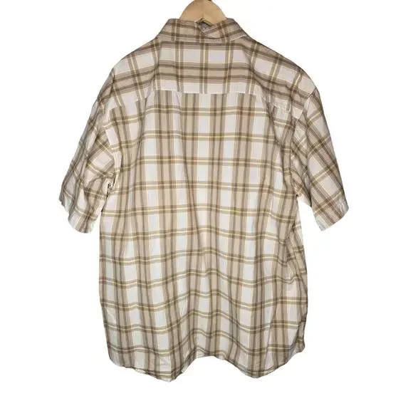 Mens Carhartt Short Sleeve Paid Button Up shirt Size XL Casual, great condition - Picture 2 of 4